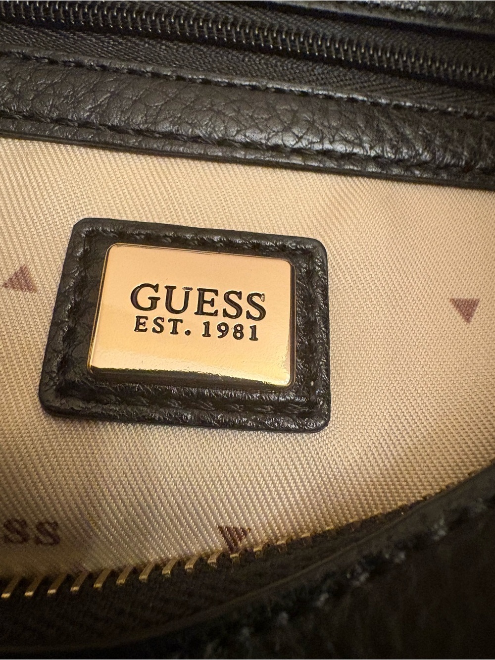 NWT GUESS Brooke Hobo Shoulder Bag Black Gold Hardware Luxury Classic Charm - Picture 10 of 11